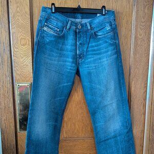 Men's Diesel Denim Bootcut Jeans - W32, L32, Kuratt Style (Made in Italy)